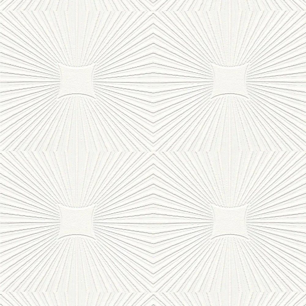 Starburst White Paintable Wallpaper 6639-17 Starburst White Paintable Wallpaper 6639-17
