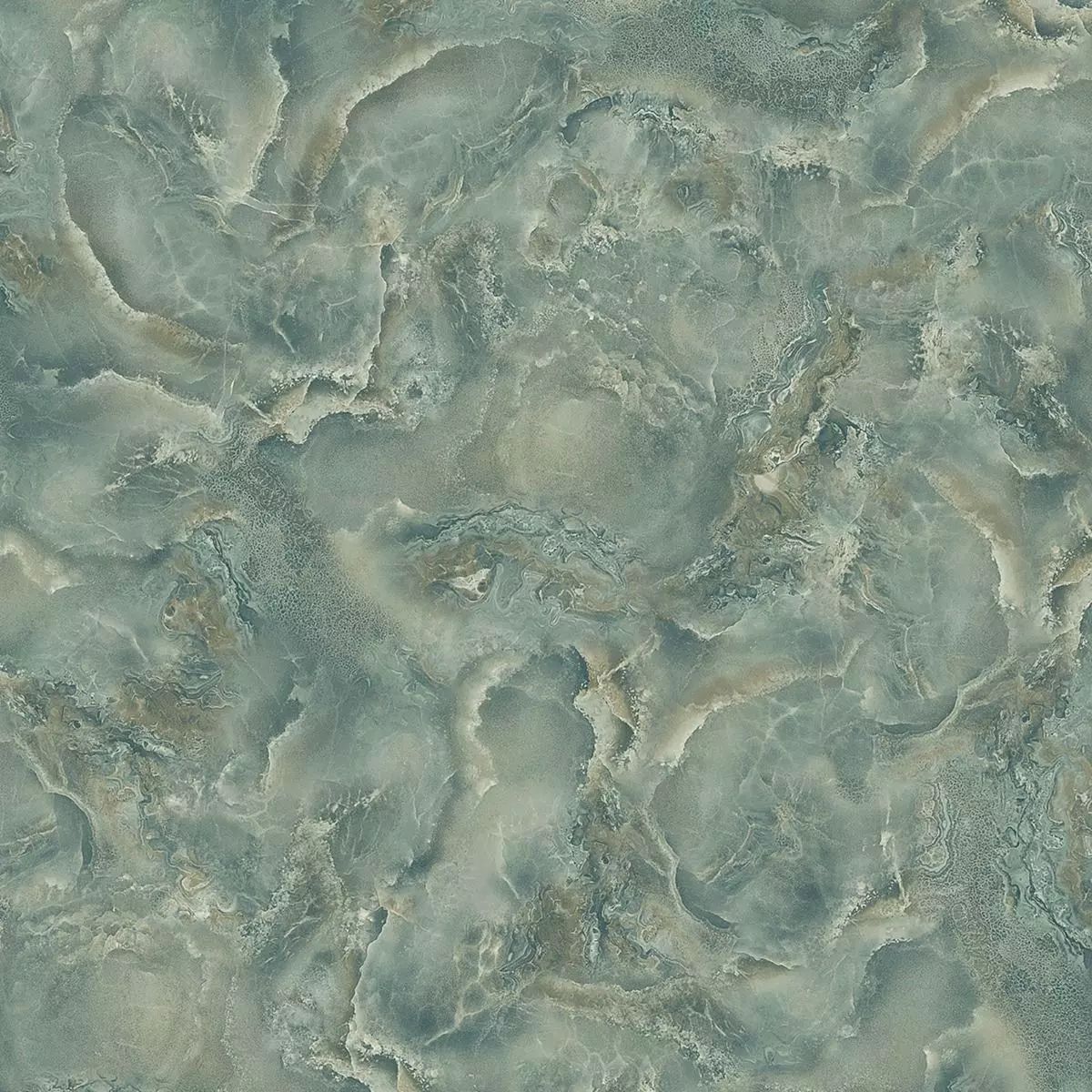 Palazzo Marble Teal Italian Vinyl Wallpaper 1692