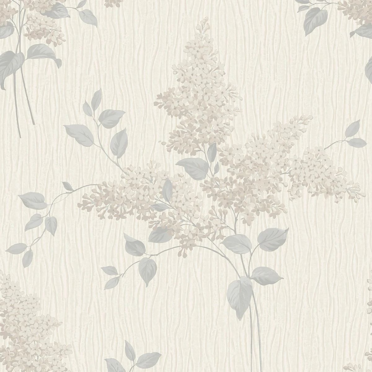 Tiffany Fiore Beige Luxury Italian Vinyl Wallpaper 41311
