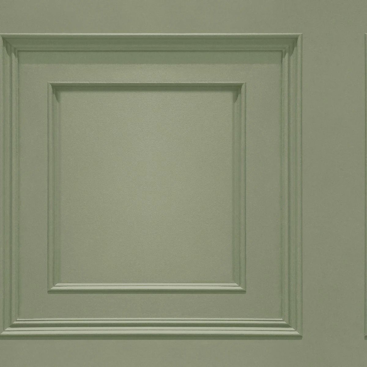 Oliana Panel Effect Sage Green Wallpaper 8494