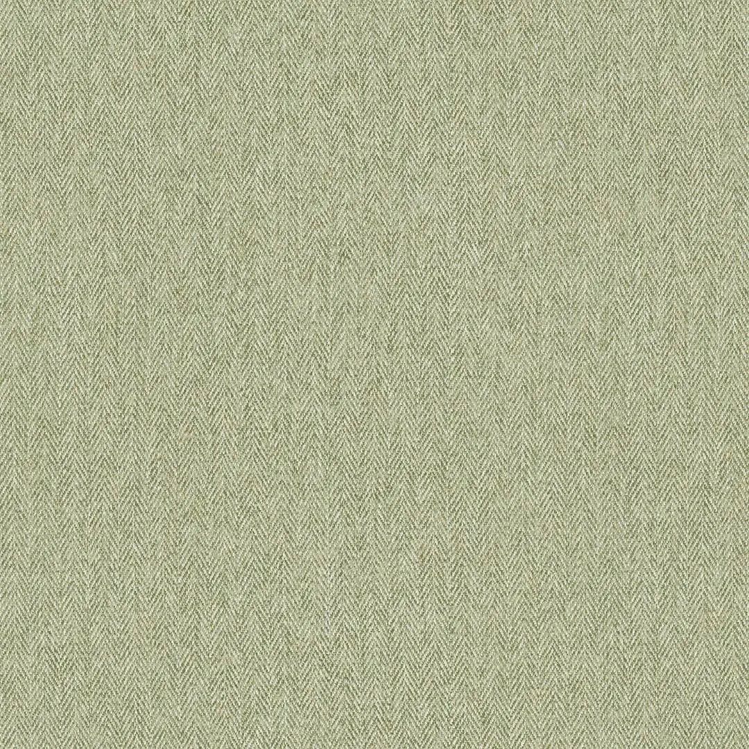 Harris Texture Sage Green Tweed Herringbone Wallpaper by Crown M1867