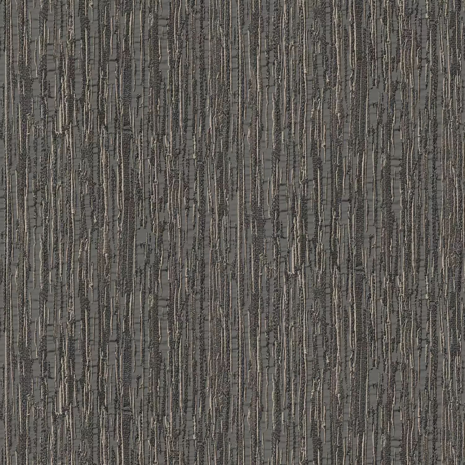 Embroidered Silk Black Crushed Velvet Vinyl Wallpaper DE120088