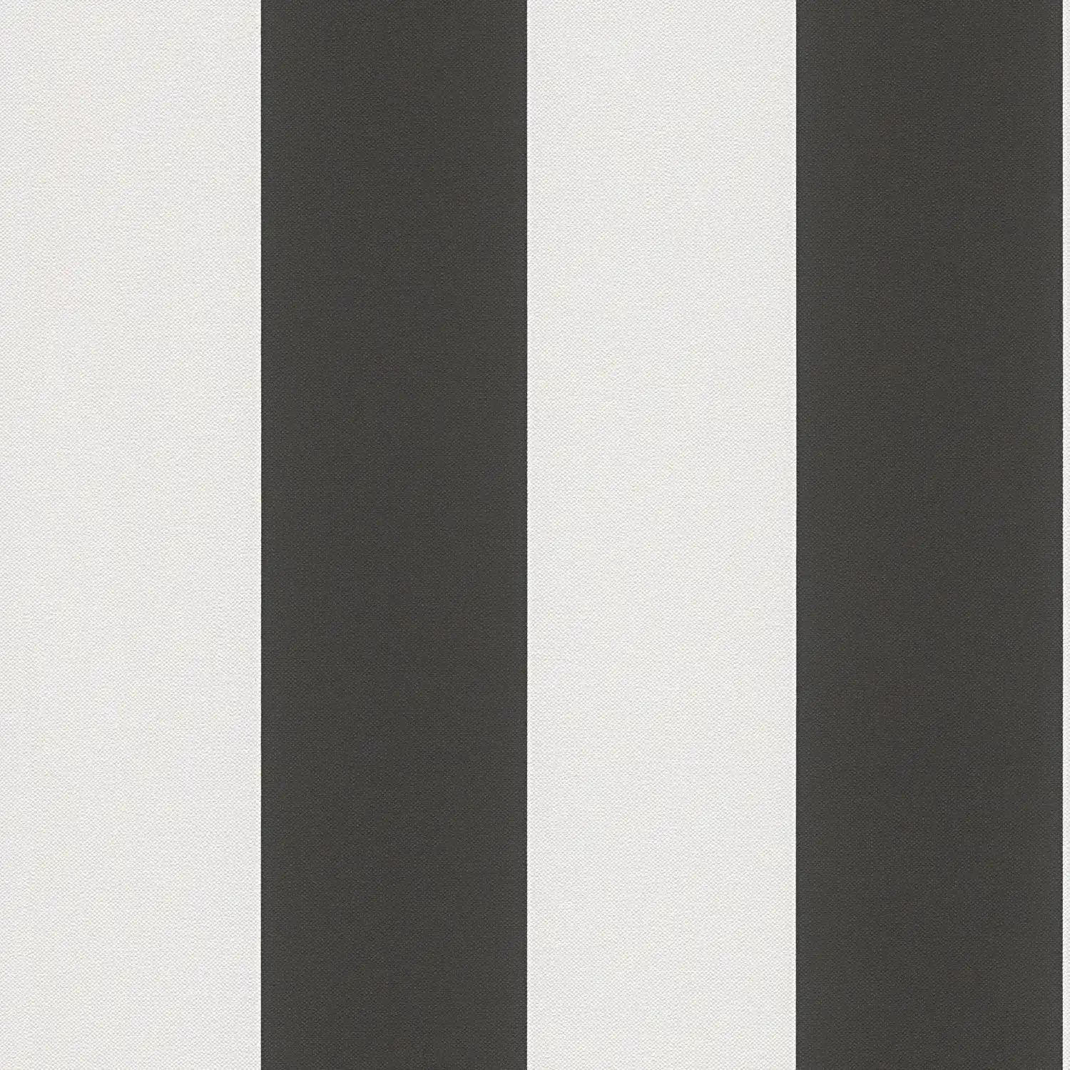 Sleek Stripe Black & White Regal Wallpaper 3342-13