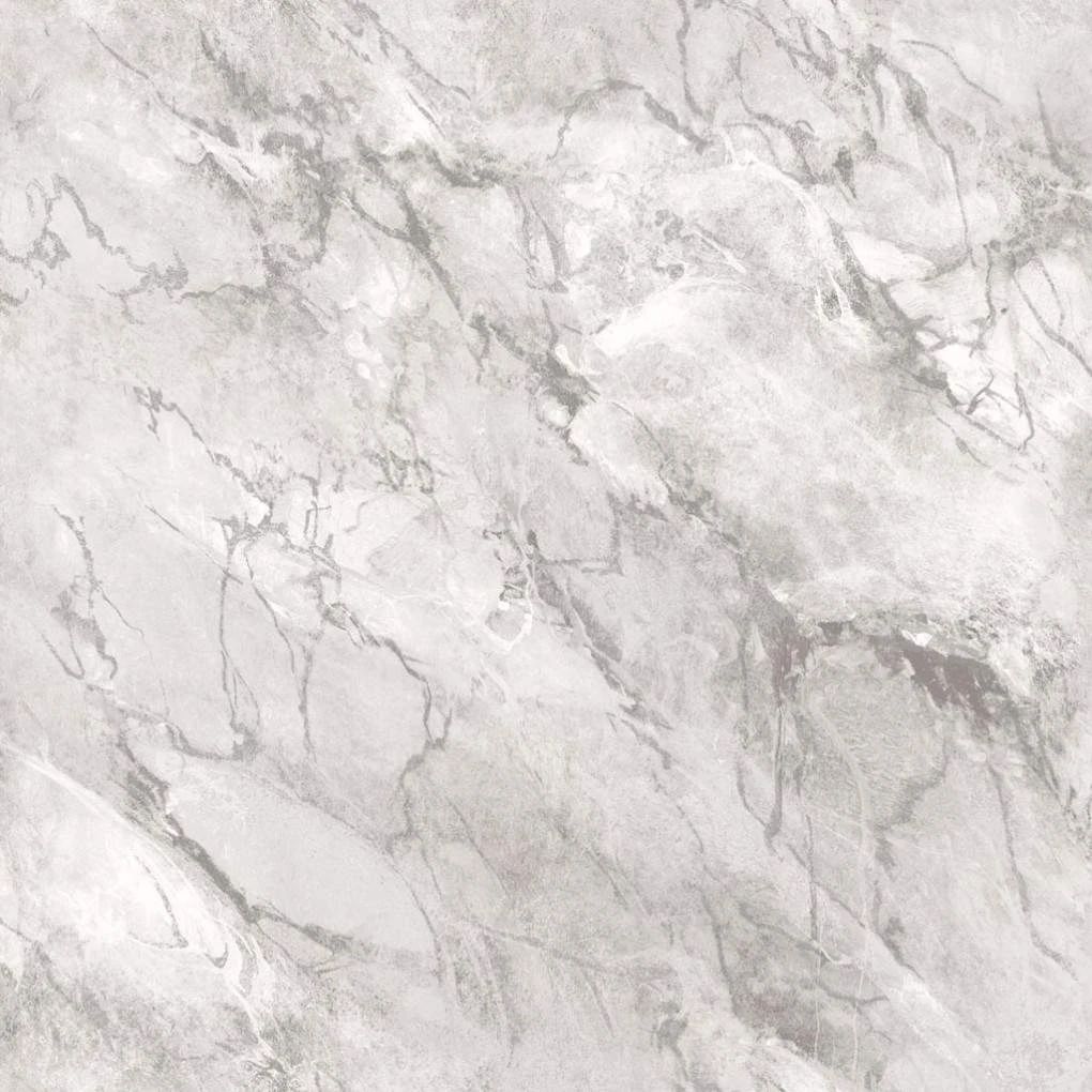 Belgravia Decor Marble Vein White & Silver Wallpaper 6162