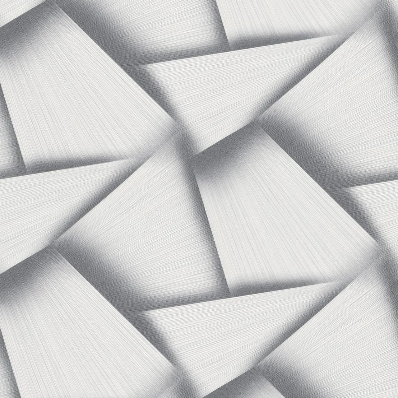 Spotlight 3D Style Silver White Wallpaper 10401-47 Spotlight 3D Style Silver White Wallpaper 10401-47