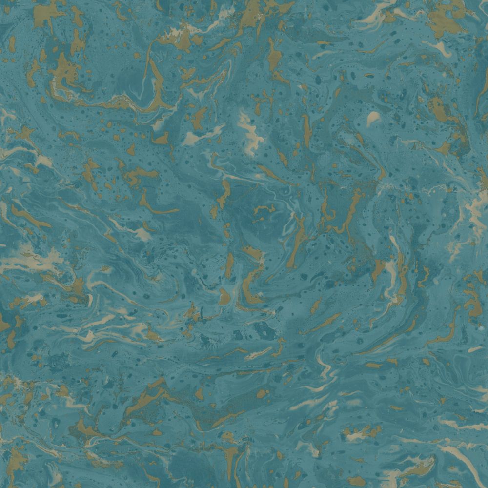 Grandeco Marble Teal & Gold Wallpaper 174311 Grandeco Marble Teal & Gold Wallpaper 174311
