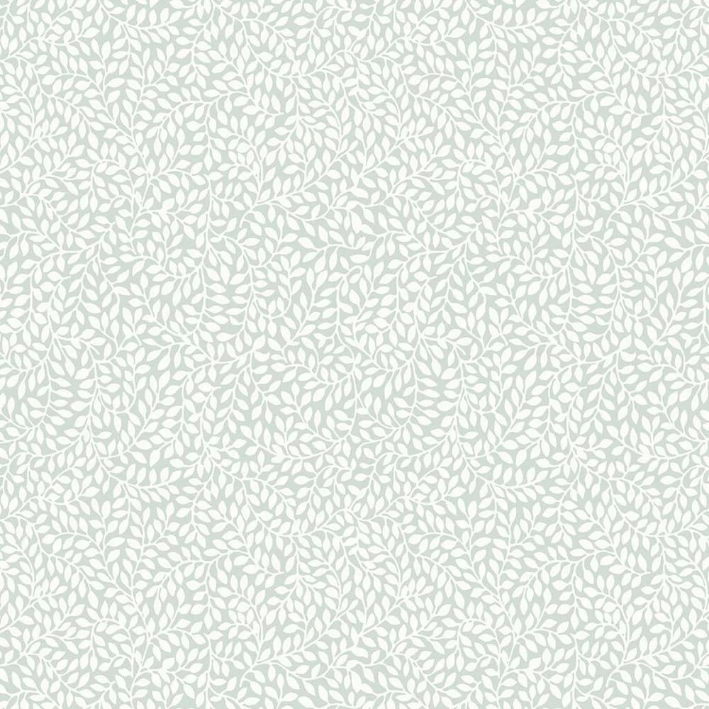 Little Vines Tumbling Leaves Duck Egg Laura Ashley Wallpaper 113351
