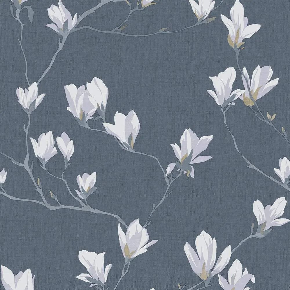 Magnolia Grove Dusky Seaspray Laura Ashley Wallpaper 113355