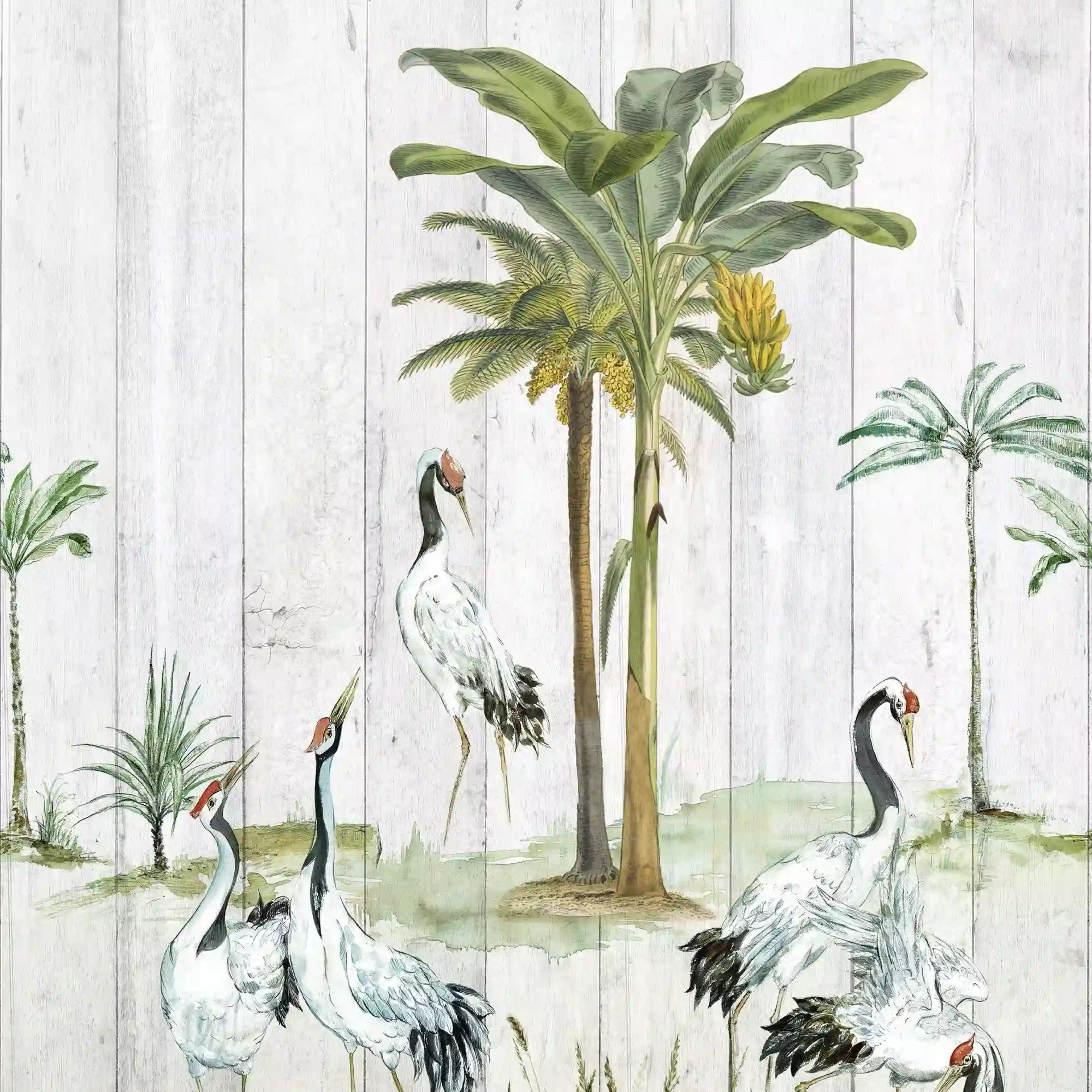 Tropical Wood Mural Wallpaper A39401