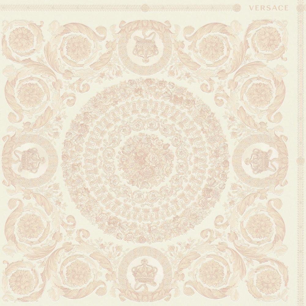 Oriental Heritage Tile Pink Luxury Vinyl Wallpaper 370556