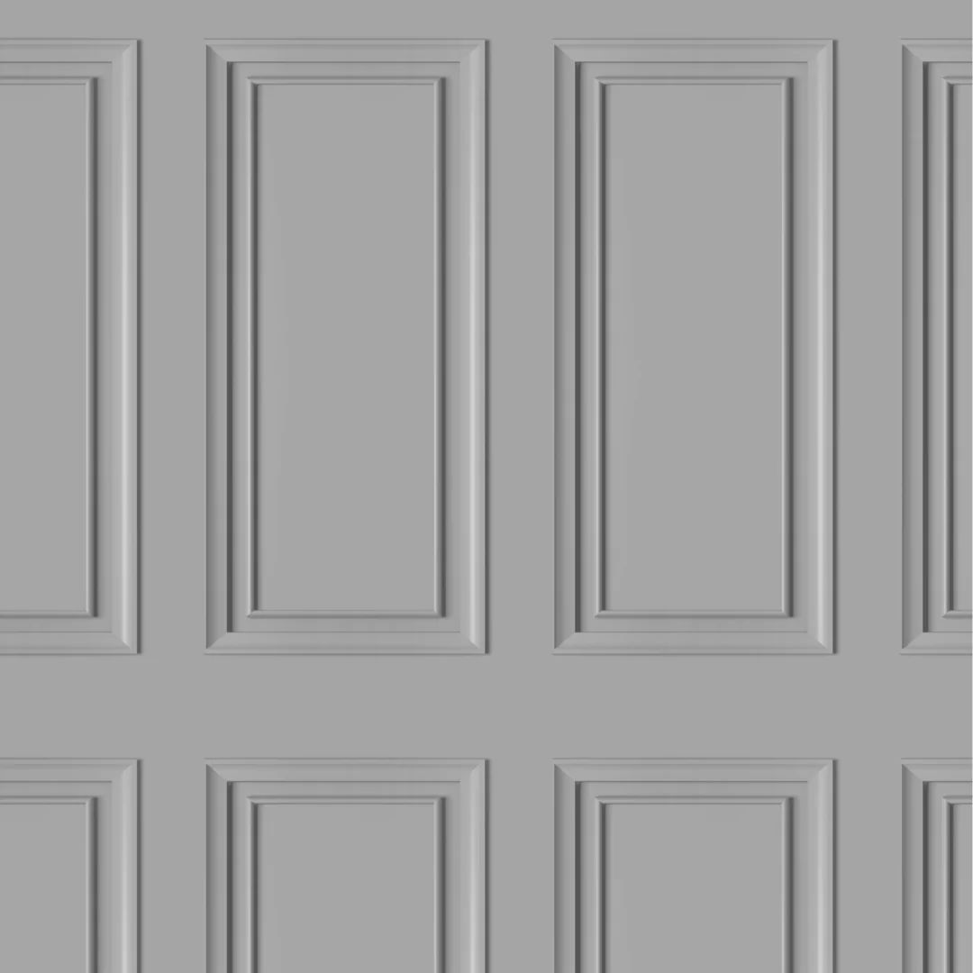 Signature Panel 3D Effect Grey Wallpaper 283258
