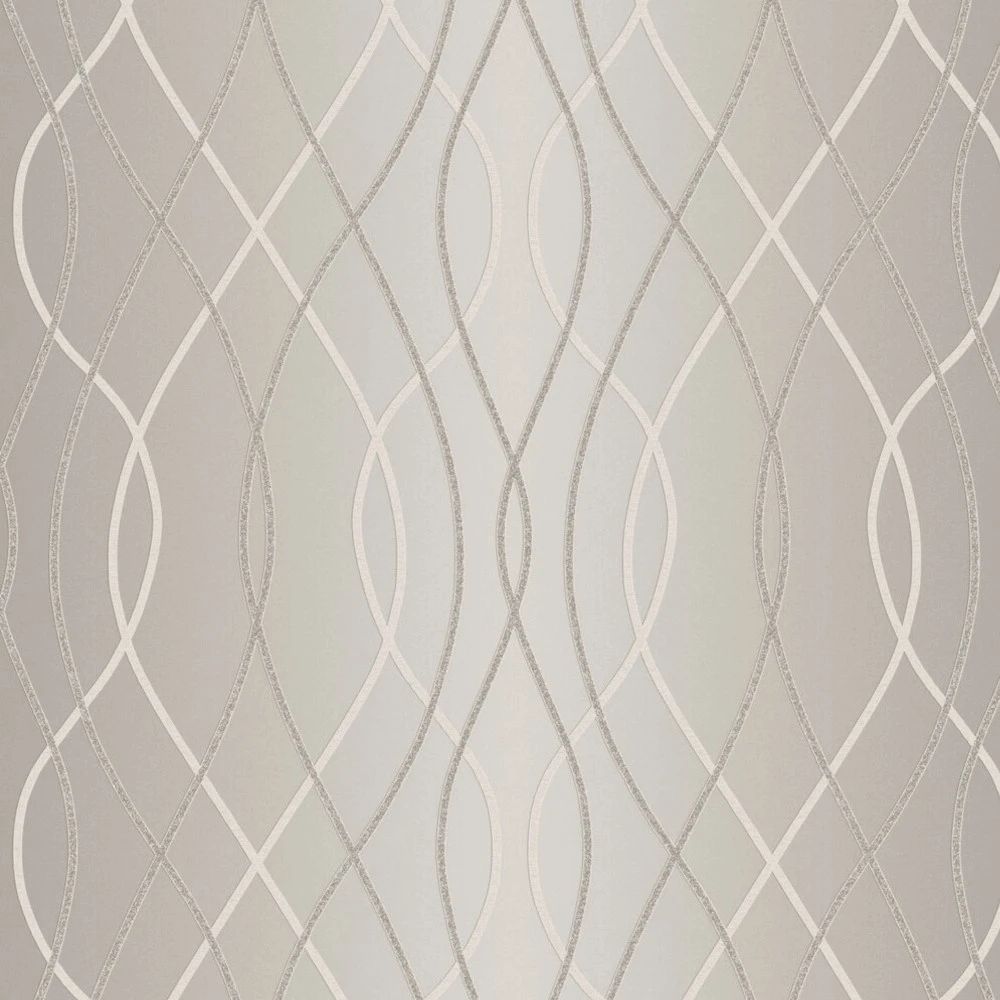 Manhattan Bronze Curve Sprinkled Glitter Superfresco Wallpaper 33-372