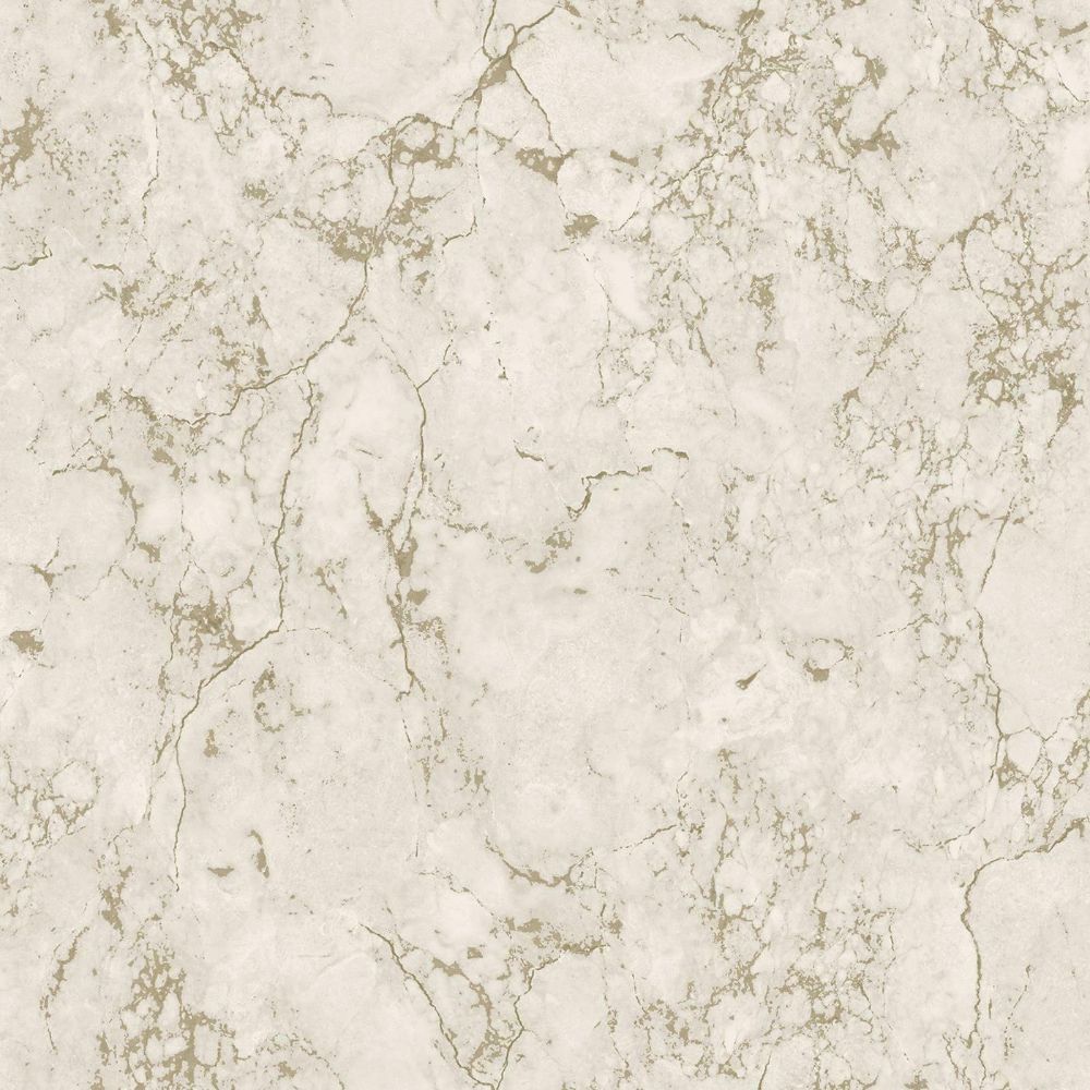 Athena Marble Cream & Metallic Gold Wallpaper 4022