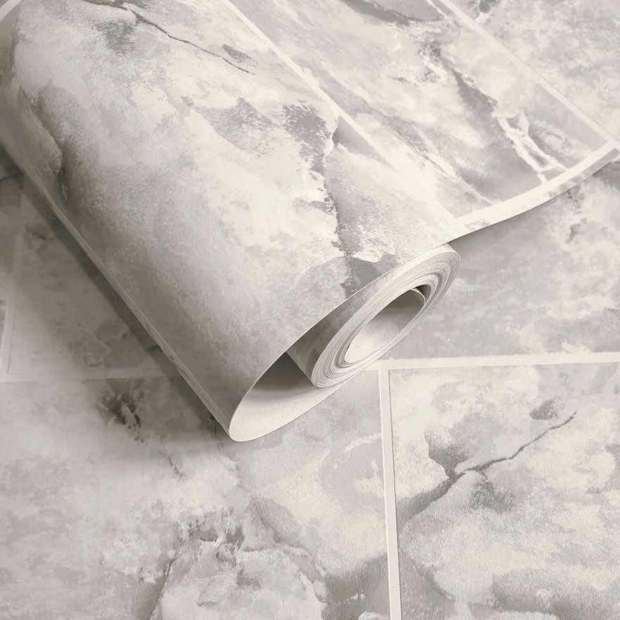 Odeon Tile Dove Kitchen & Bathroom Vinyl Wallpaper 89391