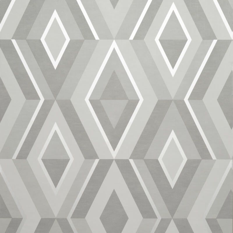 Shard Geometric Silver Wallpaper FD42606