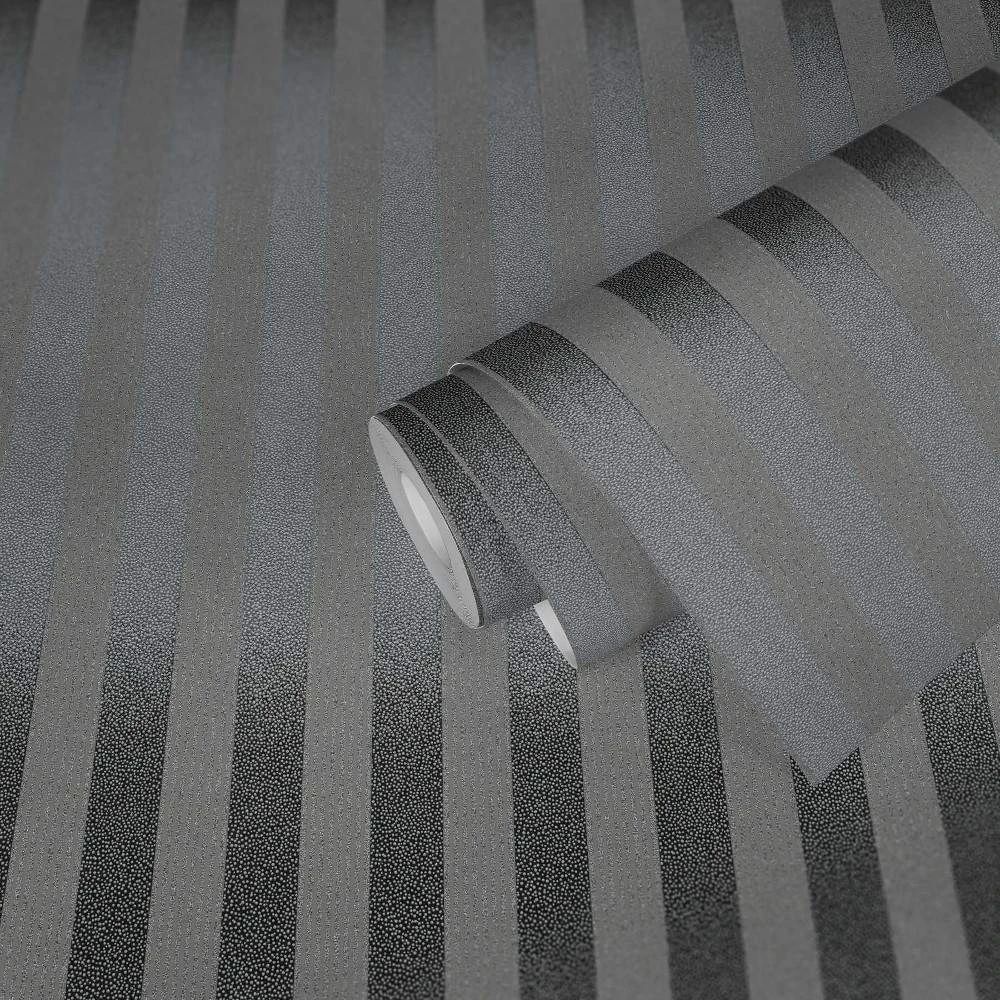 AS Glitter Stripe Shimmering Grey Wallpaper 2732-60