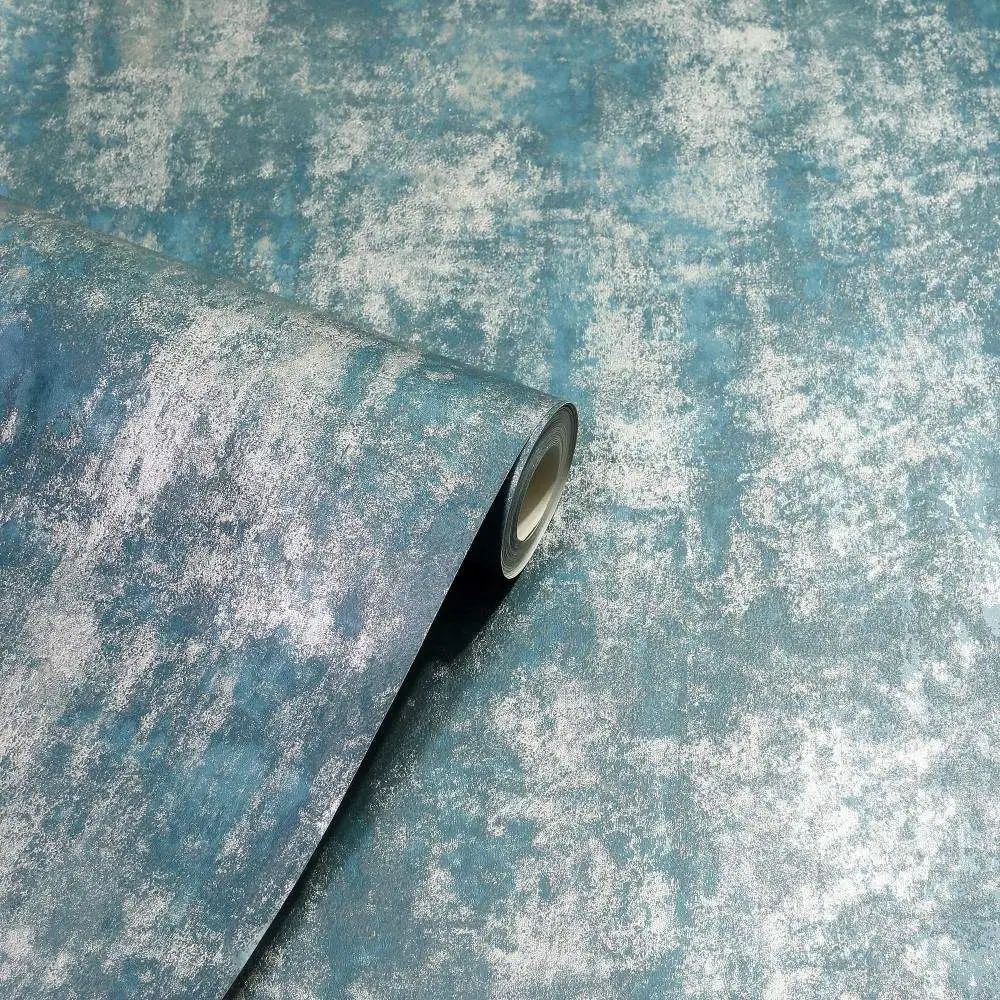 Stone Textures Emerald Industrial Effect Wallpaper 904005