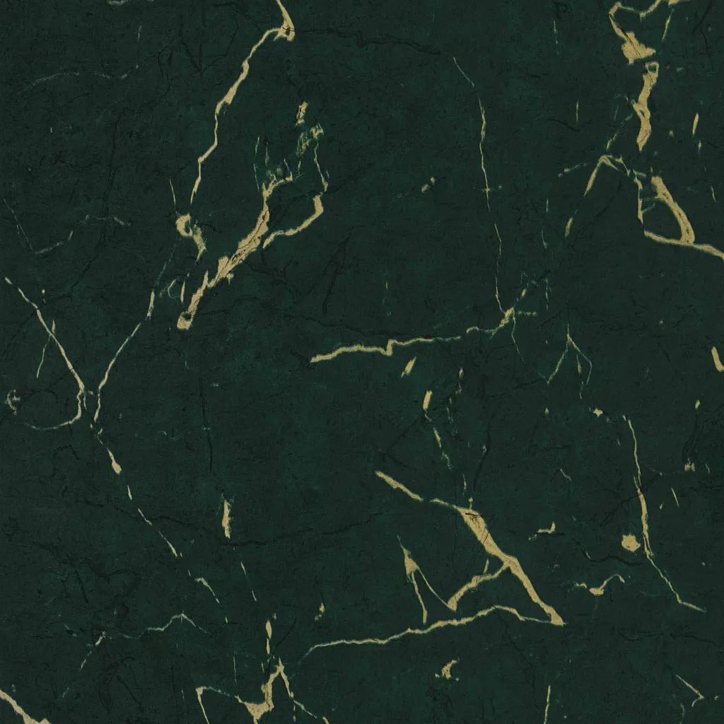 Alena St Petersburg Emerald Marble Vinyl Wallpaper 37855-5