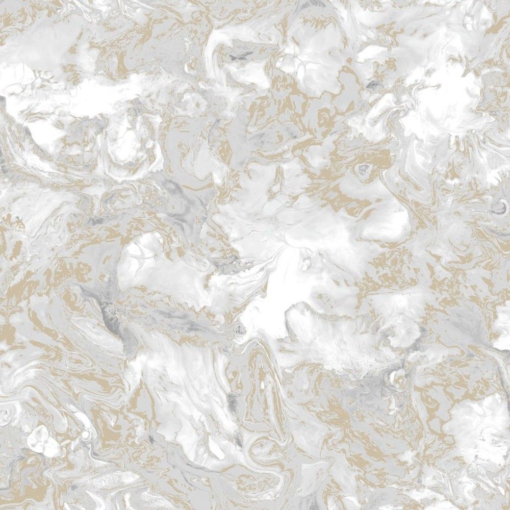 Elixir Marble Grey Gold Wallpaper 166506
