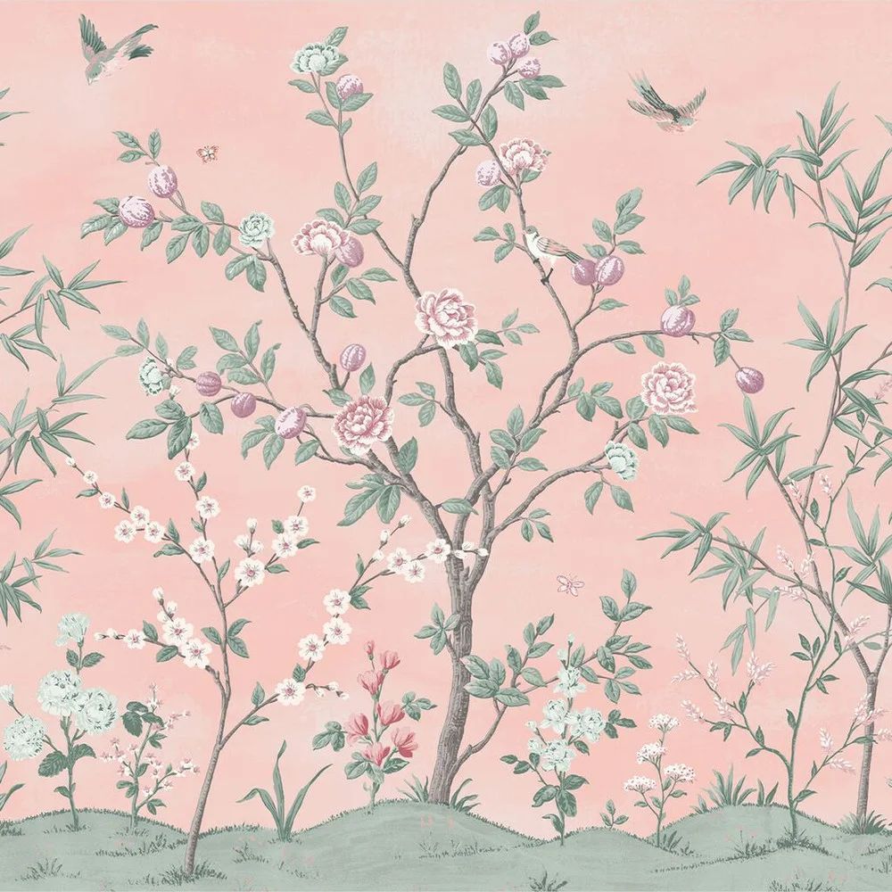 Eglantine Blush Laura Ashley Wall Mural 113411