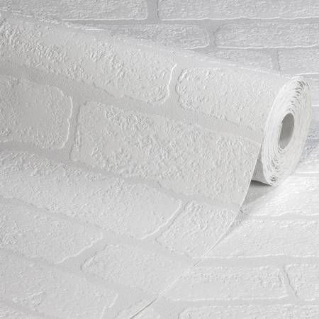 Anaglypta Lincolnshire Brick Textured Vinyl Paintable Wallpaper RD812