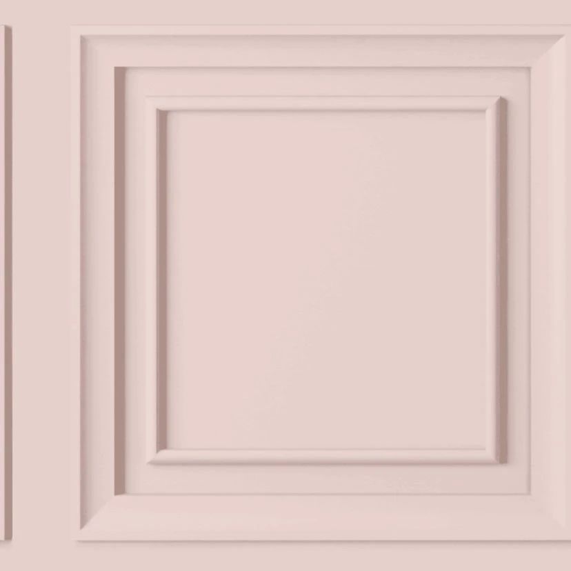 Fresco Wood Panel Blush Wallpaper 114862