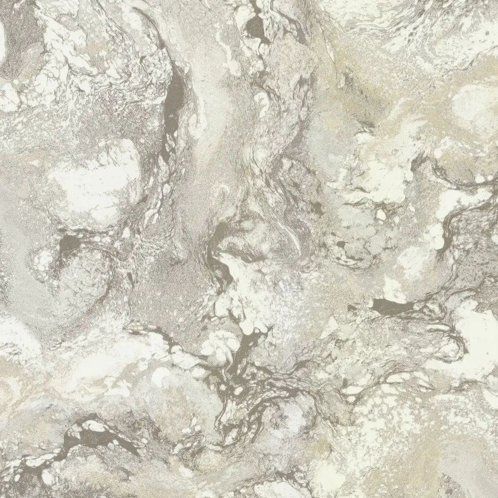 Perla Marble Beige & Gold Luxury Italian Vinyl Wallpaper 9079