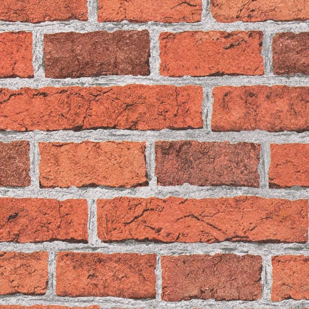 Loft Brick Red Wallpaper 7798-16