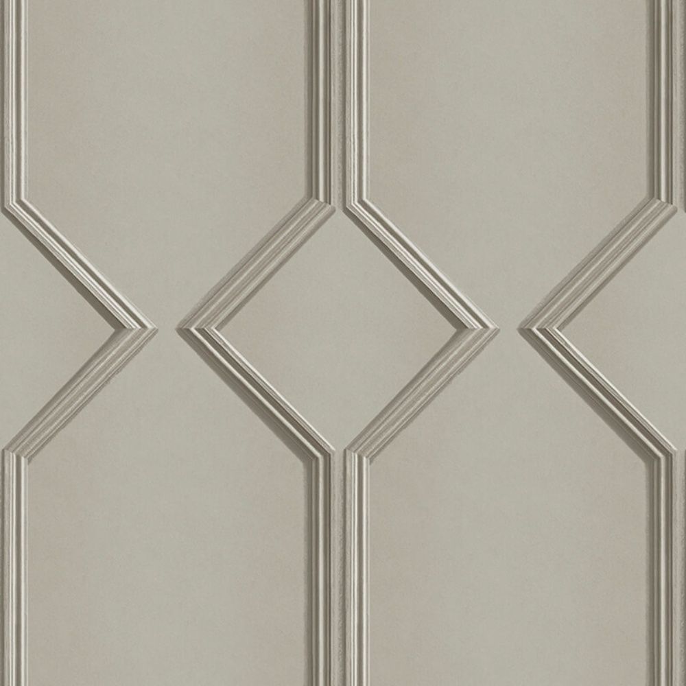 Alessia Panel Beige Satin Italian Vinyl Wallpaper 218
