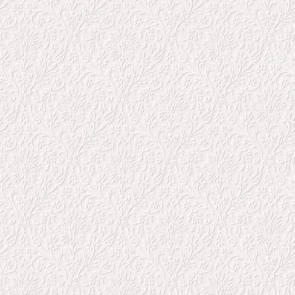 Annecy Paintable White Laura Ashley Wallpaper 113418