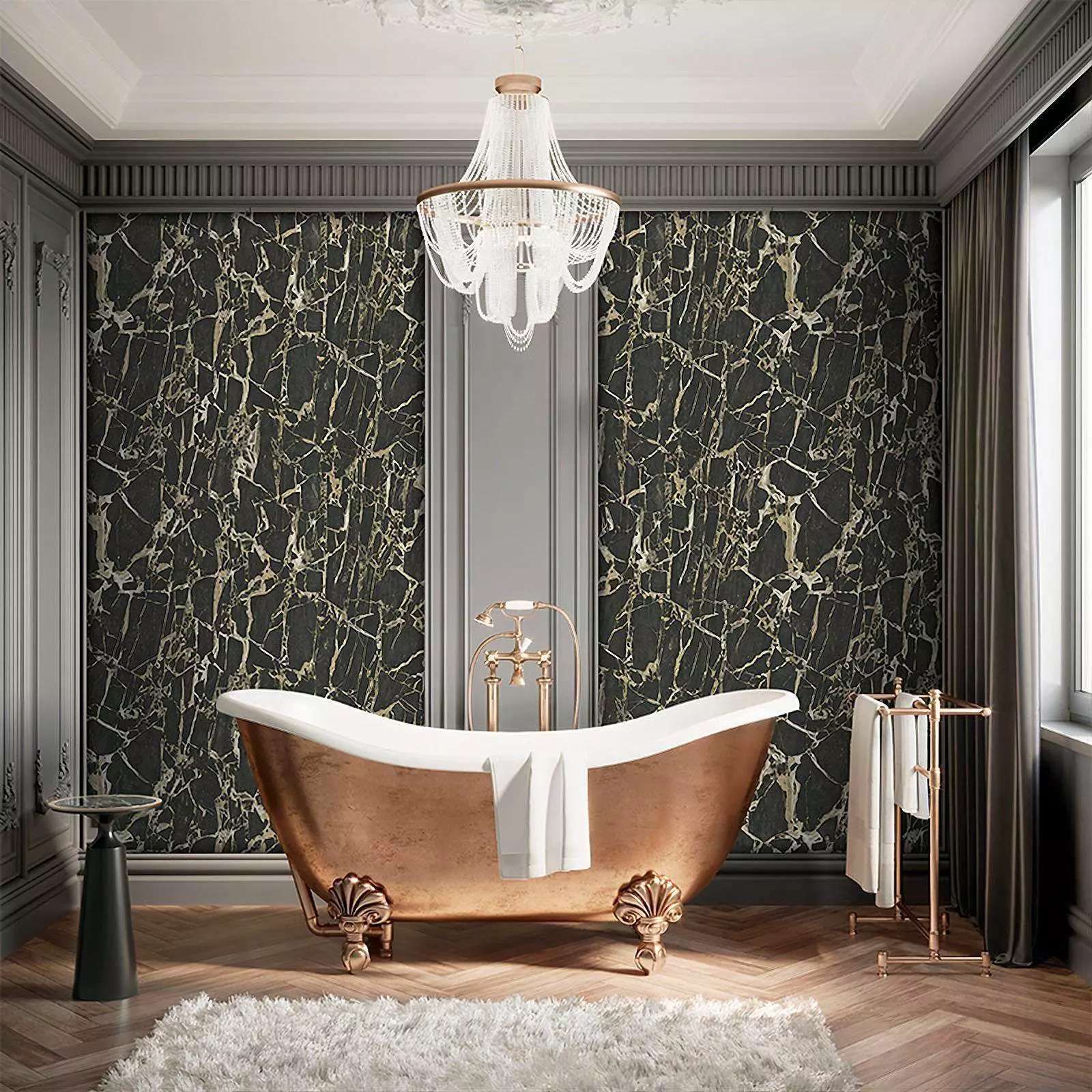 How to Make a Statement With Dark Wallpaper