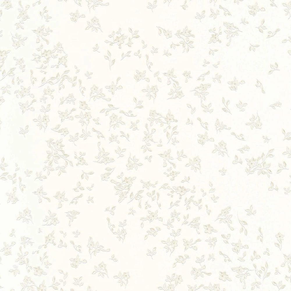 Barocco Ditsy Flowers Ivory Luxury Vinyl Wallpaper 935852