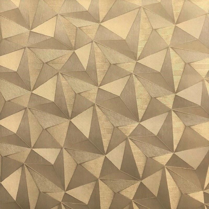 Spotlight Geometric Gold 3D Effect Wallpaper 10106-30