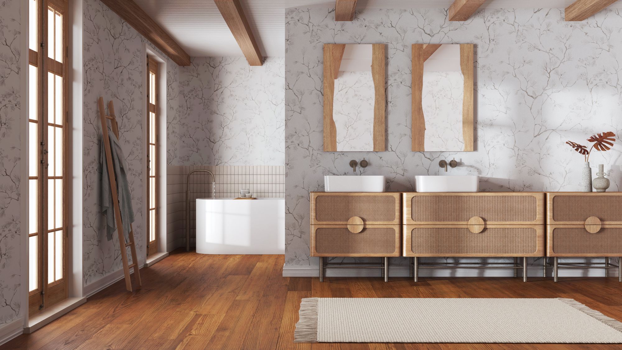 Feeling Fresh: Brighten Your Bathroom With These Quirky Wallpaper Ideas