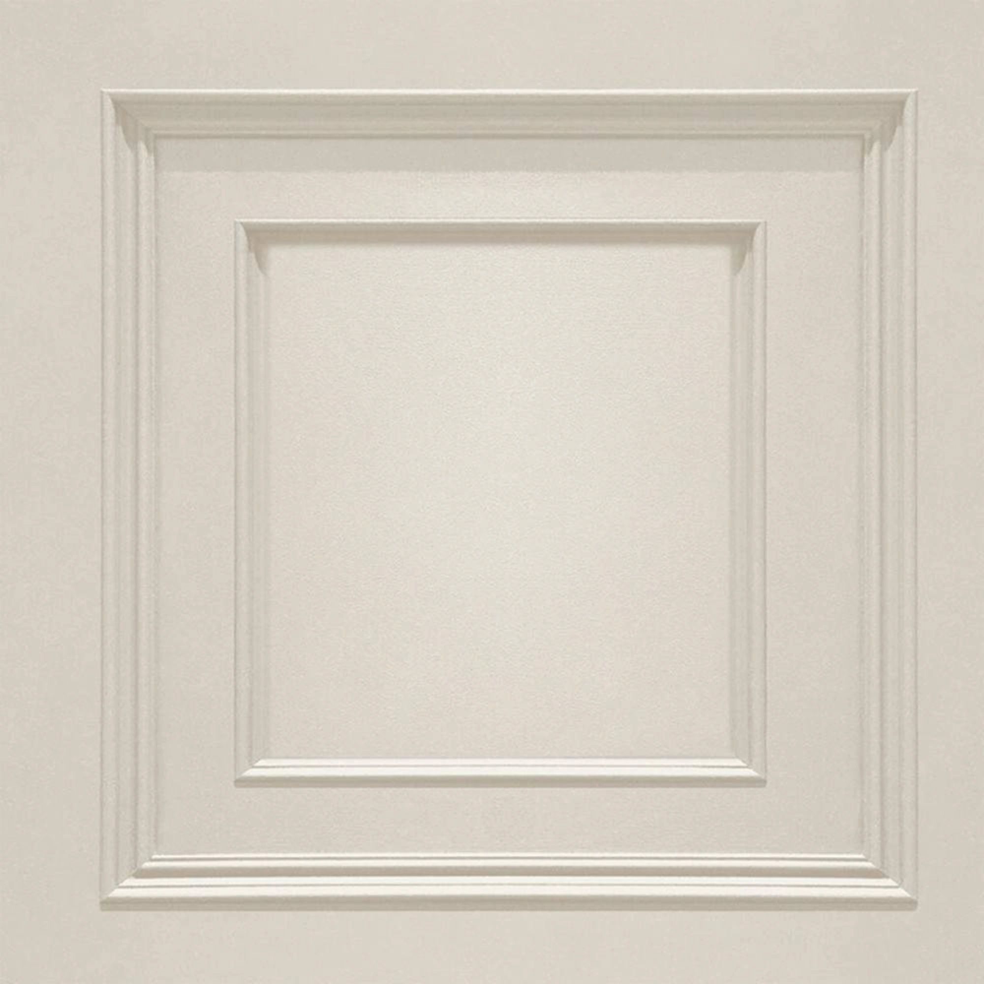 Amara Panel Effect Cream Italian Vinyl Wallpaper 7373