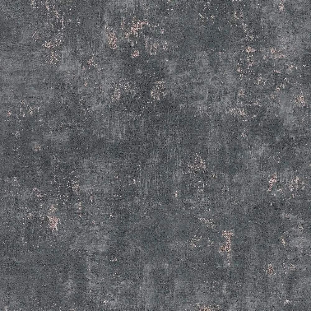 City Concrete Effect Charcoal Black Stories of Life Collection Wallpaper 39670-3
