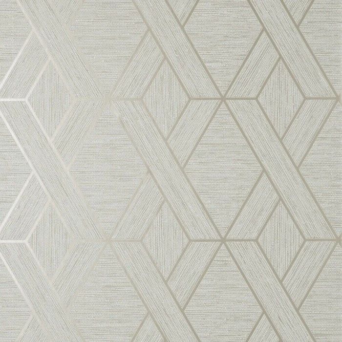 Miya Geometric Neutral Textured Vinyl Wallpaper FD43153