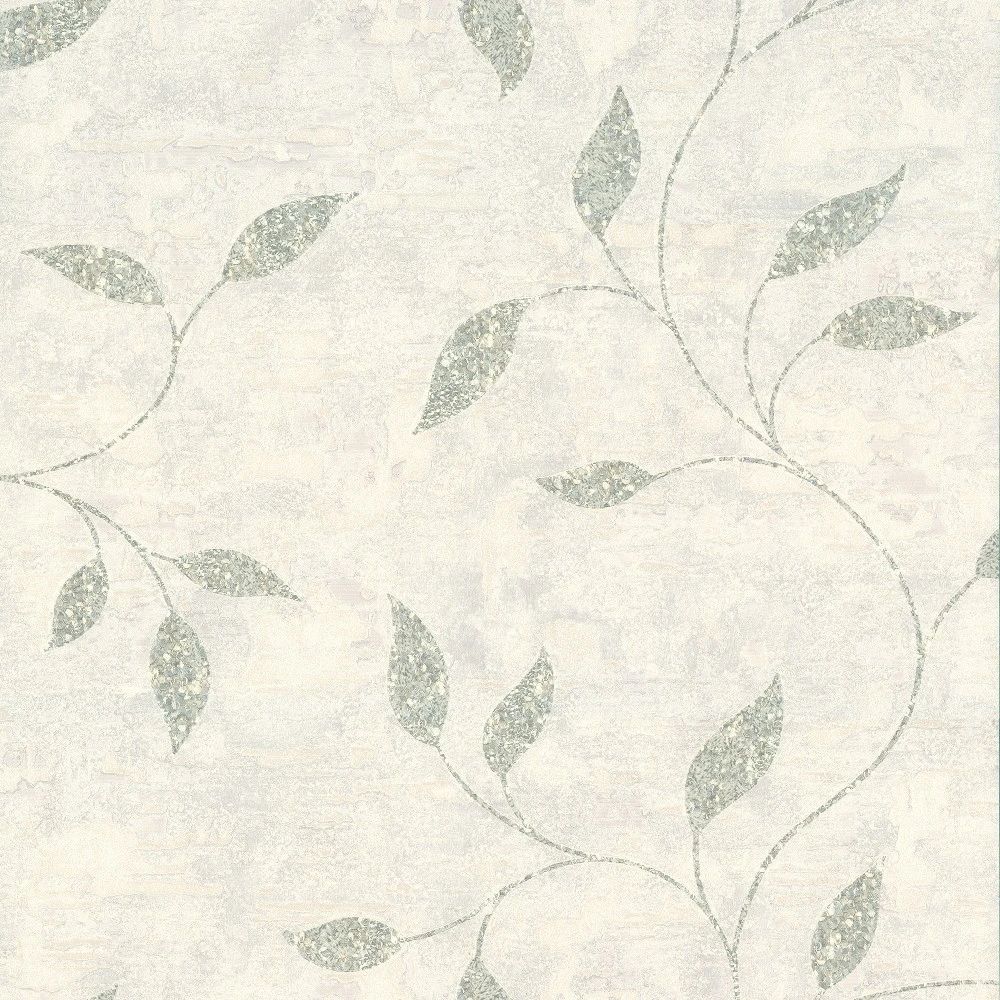 Ornamental Leaf Sage Heavyweight Vinyl by Graham & Brown Boutique 128814