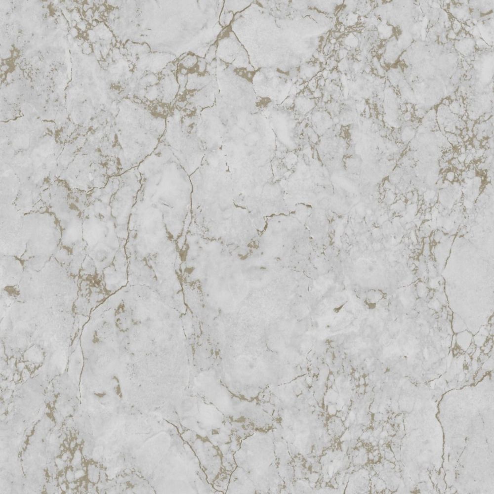 Athena Marble Grey & Metallic Gold Wallpaper 4023