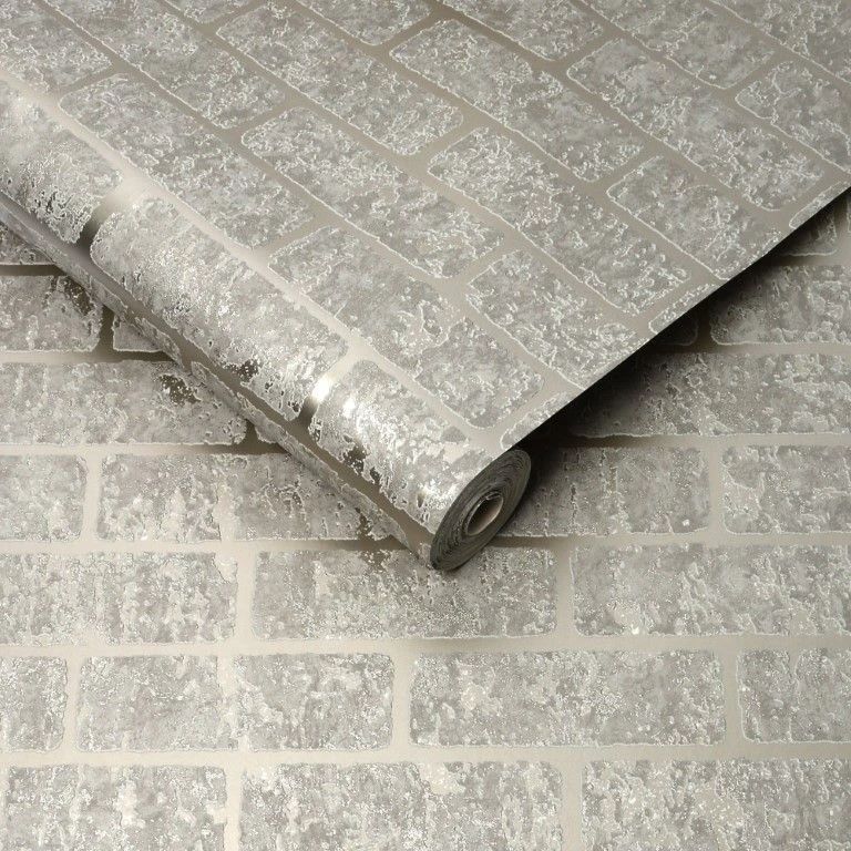 Milan Brick Superfresco Gold Wallpaper 106524