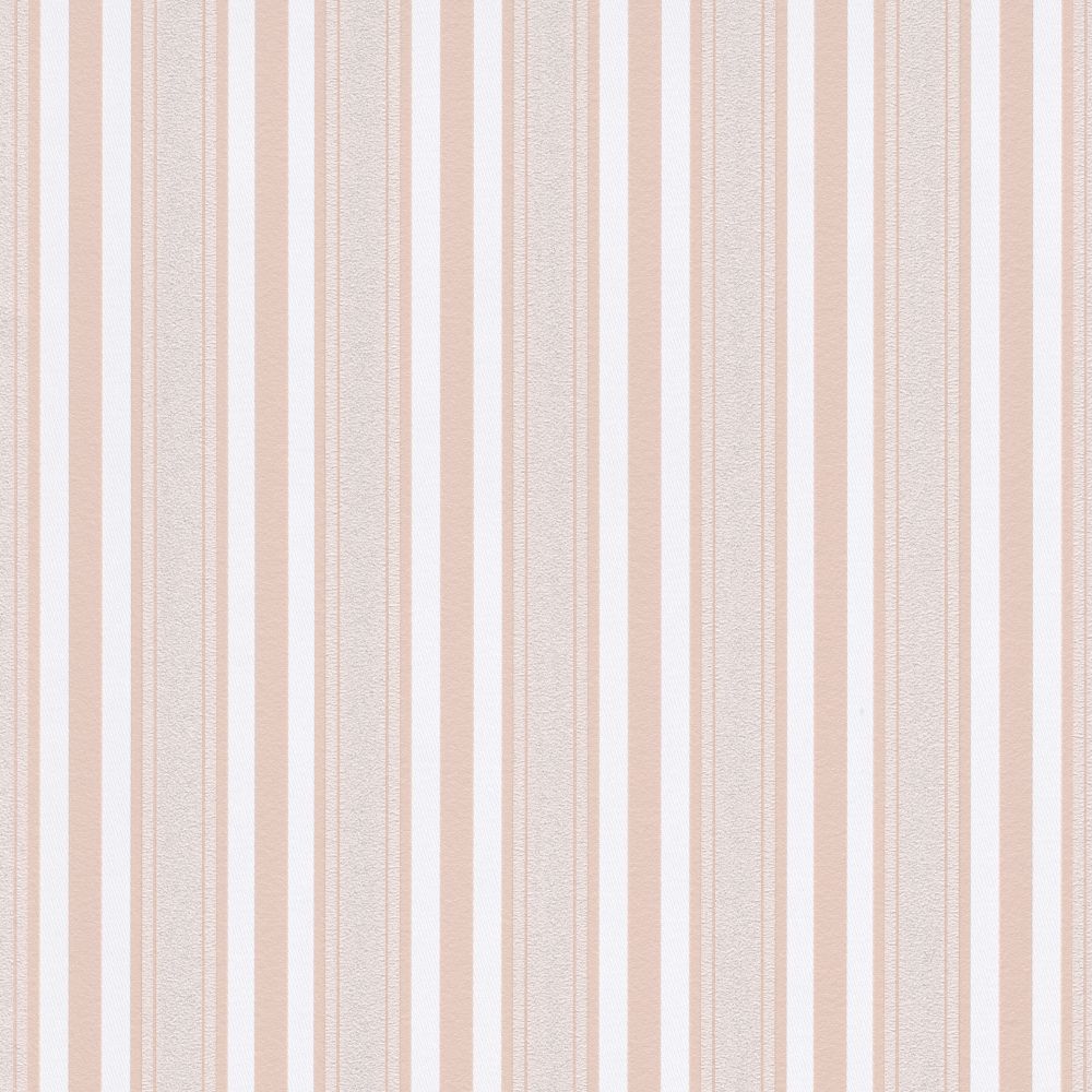 Dresden Stripe Rose Gold Vinyl Wallpaper 10160-05