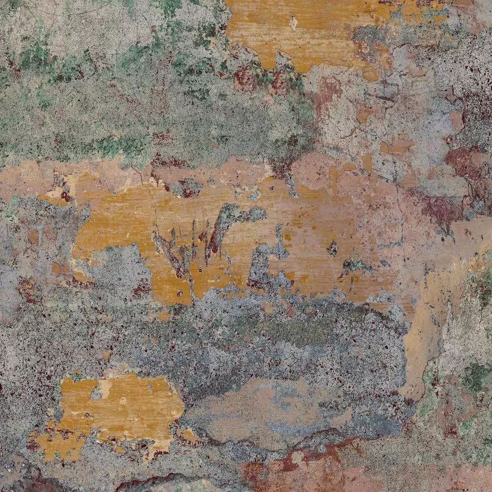 Concrete Texture Multicoloured Industrial Effect Wallpaper 13160