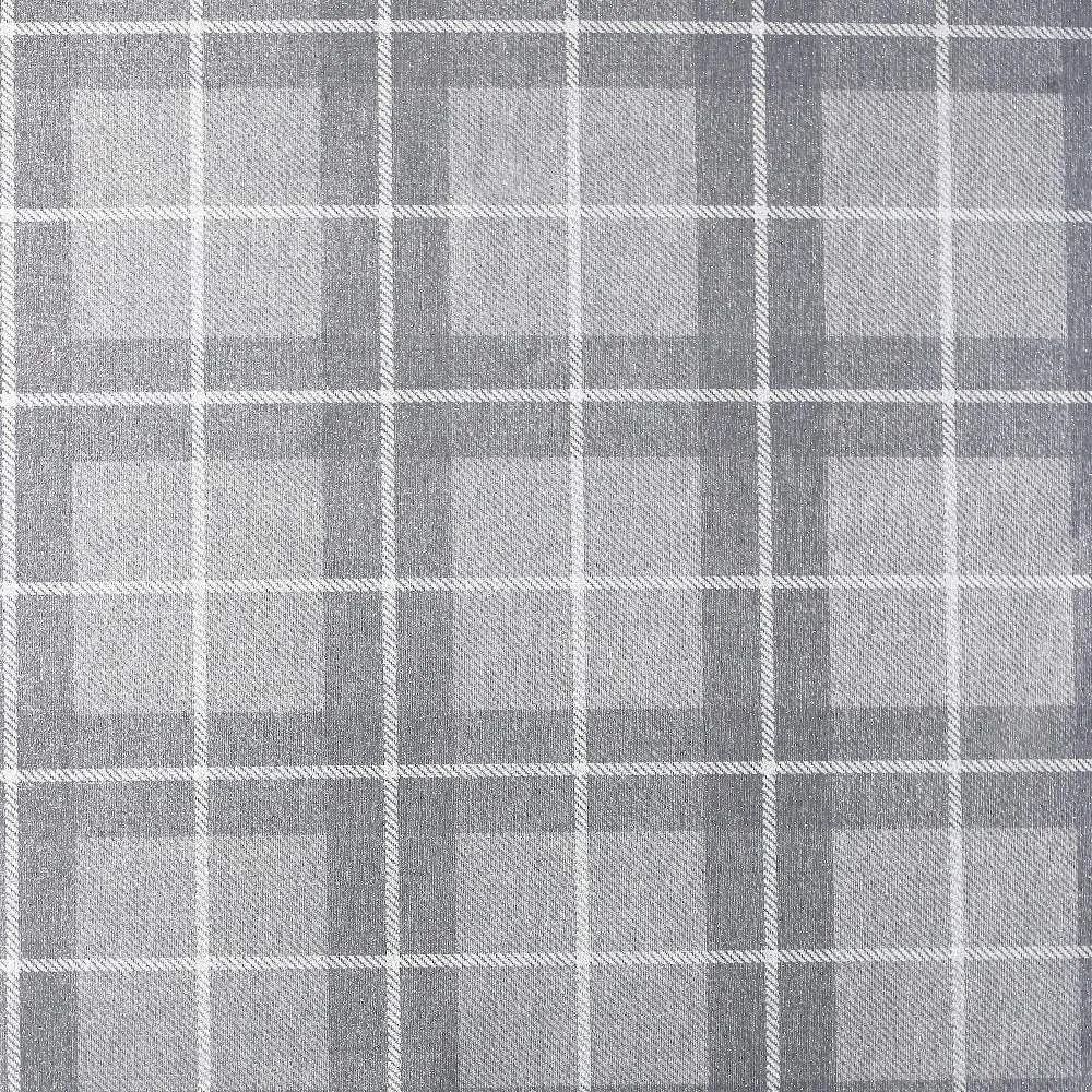 Heritage Check Grey & Silver Tartan Wallpaper 251906
