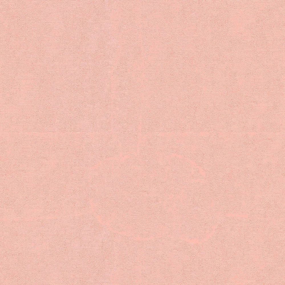 La Scala Del Palazzo Texture Pink Luxury Vinyl Wallpaper 370502