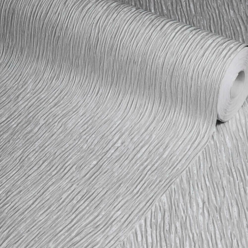 Anaglypta Streak Textured Silver Shadow Wallpaper RD464