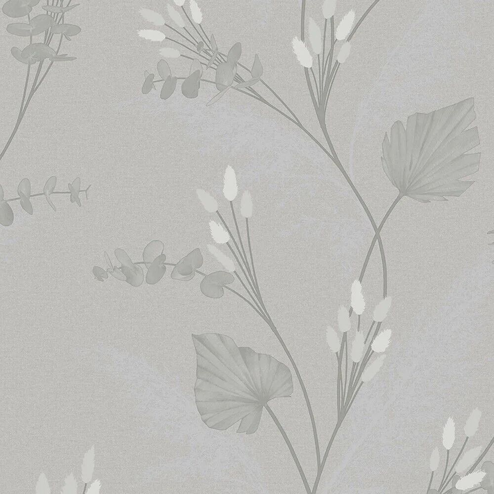 Amarante Bunny Tails Grey Holden Opus Vinyl Wallpaper 36251