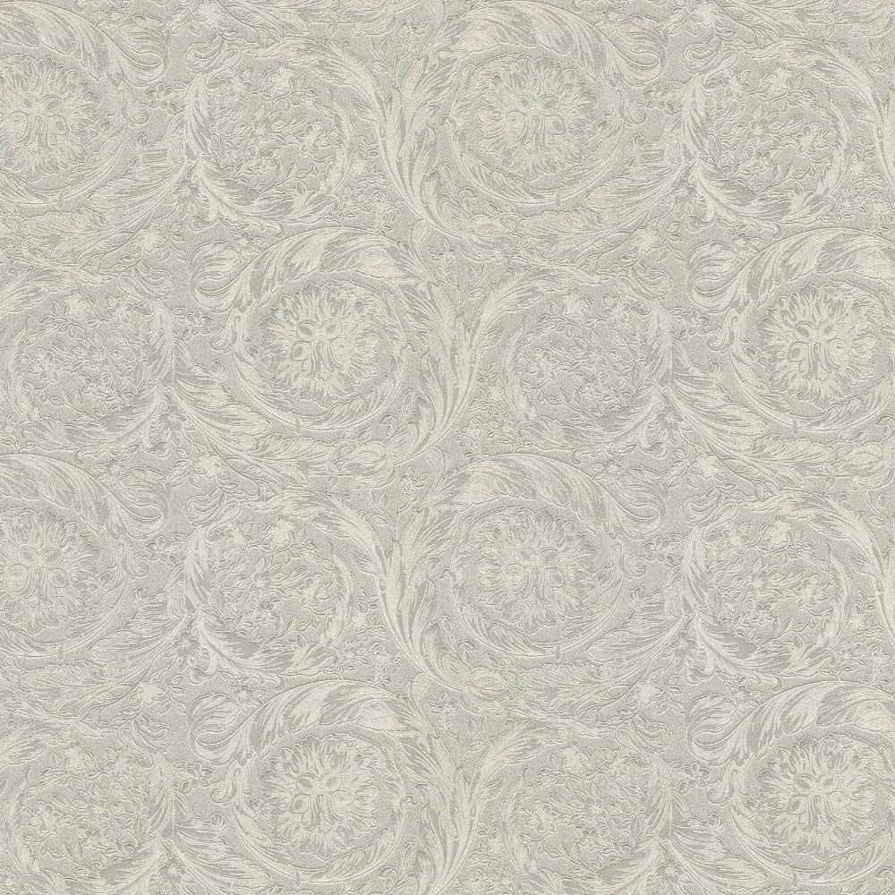 Oriental Barocco Metallic Champagne Luxury Vinyl Wallpaper 366921