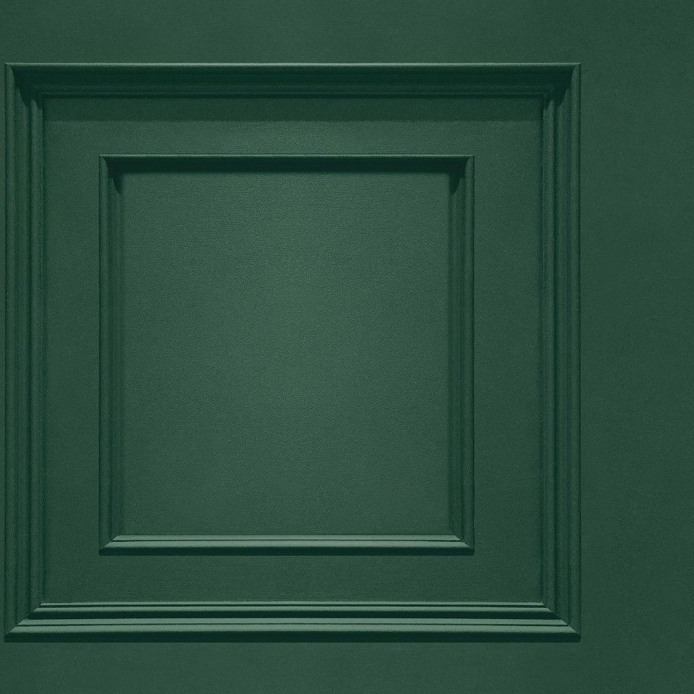 Oliana Panel Effect Green Wallpaper 8490