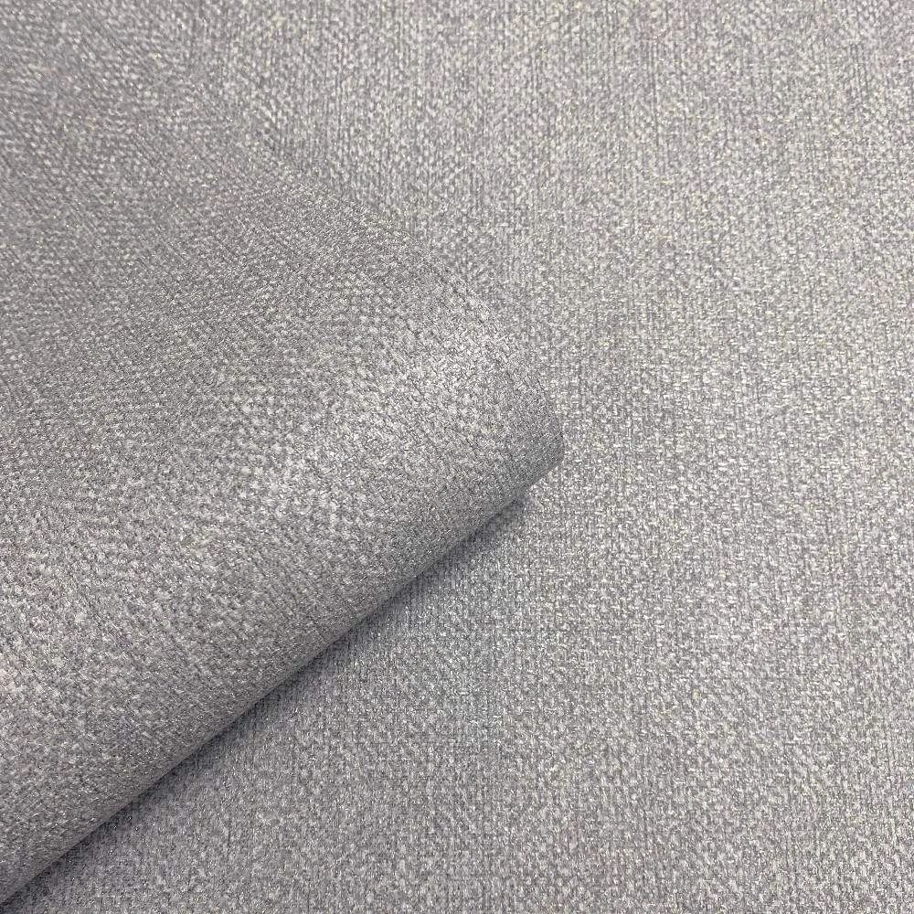 Venezia Texture Grey Fabric Effect Shimmer Vinyl Wallpaper M67319