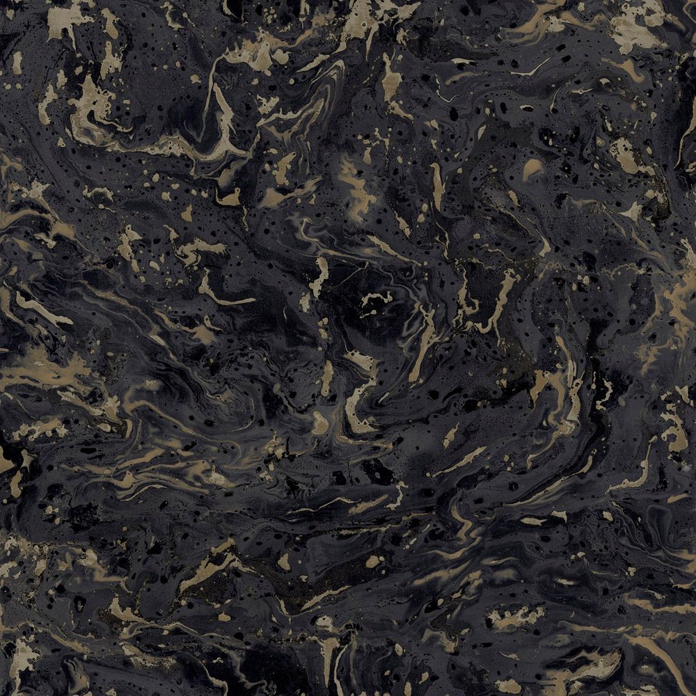 Grandeco Marble Black & Gold Wallpaper 174312 